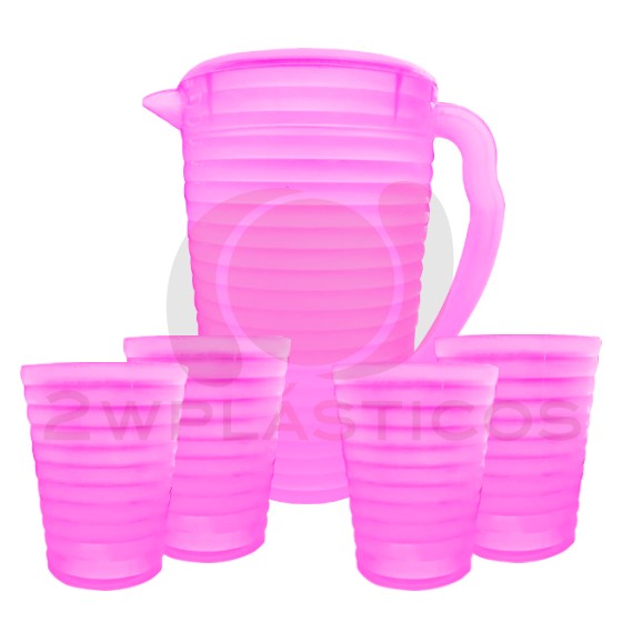 Kitchen utensil-Plastic pitcher of water(4 glasses)(BPA FREE Polypropyle) Purple